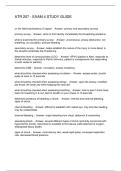 ATR 257 - EXAM 4 STUDY GUIDE