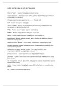 ATR 257 EXAM 1 STUDY GUIDE
