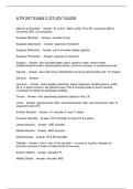 ATR 257 EXAM 3 STUDY GUIDE