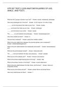 ATR 257 TEST 2 &lpar;2 - 25-ANATOMY INJURIES OF LEG&comma; ANKLE&comma; AND FOOT&rpar;