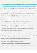 Pesticide Applicator Practice Exam &ndash; All 3 Practice Exams with Complete Questions and 100&percnt; Correct Answers 2025&sol;2026