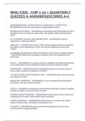 WGU C202 - CHP 1-14 &plus; QUARTERLY QUIZZES & ANSWERS&lpar;SCORED A&plus;&rpar;
