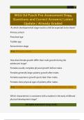 WGU Ed Pysch Pre-Assessment D094  Questions and Correct Answers&sol; Latest  Update &sol; Already Graded 