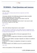 PCB3043L - Final Questions and Answers