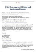 TNCC final exam test 2022 open book  Questions and Answers