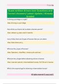 Guam written drivers test Questions and  Correct Answers&sol; Latest Update &sol; Already  Graded