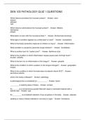 DEN 103 PATHOLOGY QUIZ 1 QUESTIONS