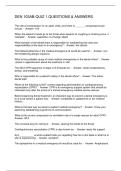 DEN 103AB-QUIZ 1 QUESTIONS & ANSWERS
