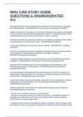 WGU C202 STUDY GUIDE QUESTIONS & ANSWERS&lpar;RATED A&plus;&rpar;