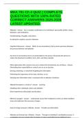 MHA 701 Ch 4 QUIZ &vert; COMPLETE QUESTIONS WITH 100&percnt; RATED CORRECT ANSWERS 2025-2026 LATEST UPDATED&period; 