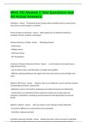 MHA 701 Module 2 Test Questions and All Actual Answers&period;