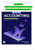 &colon; Horngren's Accounting&colon; The Managerial Chapters &ndash; Miller-Nobles & Mattison &lpar;14th Edition&rpar; &vert; Complete Solution Manual &vert; Chapters 1&ndash;9
