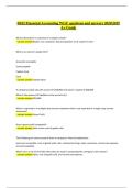 WGU D102 Financial Accounting Exam Questions with Correct Answers 2024&sol;2025 &vert; Verified Actual A&plus; Grade