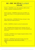 KU -JMC 101 FINAL EXAM QUESTIONS AND ANSWERS 2025