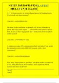 NEIEP 305&sol;310&sol;315&sol;320 MULTI-UNIT EXAM QUESTIONS AND ANSWERS 2025