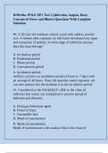 RNPedia&colon; PNLE NP1 Test 5 &lpar;Infection&comma; Asepsis&comma; Basic Concept of Stress and Illness&rpar; Questions With Complete Solutions