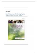 Test Bank For Health Assessment for Nursing Practice 8th Edition By Susan Fickertt &comma; Wilson Jean&comma; Foret Giddens &vert;&vert; All Chapters &vert;&vert; Latest Edition