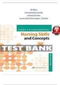Full Test Bank &ndash; Timby&rsquo;s Fundamental Nursing Skills and Concepts&comma; 12th Edition by Loretta A&period; Donnelly-Moreno&comma; Chapters 1&ndash;38 Complete