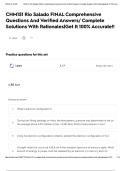 CHM151 Rio Salado FINAL Comprehensive Questions And Verified Answers&sol; Complete Solutions With Rationales&vert;Get It 100&percnt; Accurate&excl;&excl;