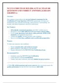 NCCCO CORE EXAM 2025-2026 ACTUAL EXAM 100  QUESTIONS AND CORRECT ANSWERS&rpar; &vert;ALREADY GRADED A&plus;  