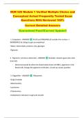 NUR 529 Module 1 Verified Multiple Choice and  Conceptual Actual Frequently Tested Exam  Questions With Reviewed 100&percnt;  Correct Detailed Answers  Guaranteed Pass&excl;&excl;Current Update&excl;&excl;