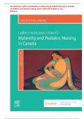 Test Bank For Leifers Introduction to Maternity and Pediatric Nursing in Canada&comma; 1st Edition &lpar;Keenan-Lindsay&rpar;&comma; Chapter 1-33&comma; All Chapters with Answers and Rationals &comma;100&percnt; PASS