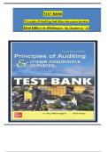 Test Bank for Principles of Auditing and Other Assurance Services 22nd Edition by Whittington &lpar;Ch 1 &ndash; 21&rpar;  2025&sol;2026 REVERSED