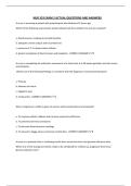 NUR 353 EXAM 2 ACTUAL QUESTIONS AND ANSWERS&period;