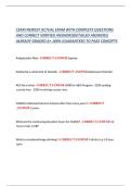 CSAM NEWEST ACTUAL EXAM WITH COMPLETE QUESTIONS AND CORRECT VERIFIED ANSWERS&lpar;DETAILED ANSWERS&rpar; ALREADY GRADED A&plus; 100- GUARANTEED TO PASS CONCEPTS 