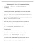 POLICE POWERS FINAL TEST 3 ACTUAL QUESTIONS AND ANSWERS