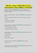 Phil 101 - Exam 3 UPDATED ACTUAL  QUESTIONS AND CORRECT ANSWERS