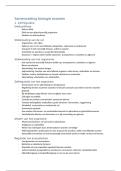 Volledige samenvatting VWO biologie examen