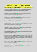 Phil 101 - Exam 3 UPDATED Study  QUESTIONS AND CORRECT ANSWERS
