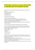 NUR 670 QUIZ 1 Questions and answers Newest RATED A&plus; 2025&sol;2026 NEW&excl;&excl; WITH COMPLETE SOLUTION 