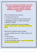ACOLS MLD TRAINING EXAM NEWEST 2025&sol; 2026  ACTUAL EXAM COMPLETE QUESTIONS AND  CORRECT DETAILED ANSWERS &lpar;VERIFIED  ANSWERS&rpar; &vert;ALREADY GRADED A&plus;&vert;&vert;NEWEST  VERSION&excl;&excl;&excl; 