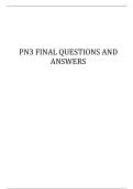 PN3 FINAL QUESTIONS AND ANSWERS