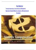 Full TEST BANK &ndash; Strategic Compensation&colon; A Human Resource Management Approach &lpar;2nd Ed&rpar;