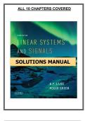Linear Systems and Signals &lpar;Third Edition&comma; 2017&rpar; &ndash; Lathi & Green &ndash; Solutions Manual &lpar;All 10 Chapters Covered&rpar;