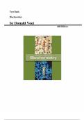 Test Bank – Biochemistry, 4th Edition by Donald Voet – Complete Questions and Answers (All Chapters)
