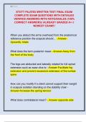 STOTT PILATES WRITTEN TEST FINAL EXAM  COMPLETE EXAM QUESTIONS WITH DETAILED  VERIFIED ANSWERS WITH RATIOANALES &lpar;100&percnt;  CORRECT ANSWERS&rpar; &sol;ALREADY GRADED A&plus; &sol;&sol;  NEWEST EXAM&excl;&excl;&excl;