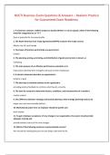 NOCTI Business Exam Questions & Answers &ndash; Realistic Practice for Guaranteed Exam Readiness