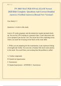 PN 3003 MAT PED FINAL EXAM Newest  2025&sol;2026 Complete  Questions And Correct Detailed  Answers &lpar;Verified Answers&rpar; &vert;Brand New Version&excl;&excl;