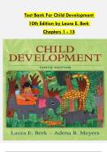 Test Bank For Child Development &lbrace; 10th Edition &rcub;By Laura E&period; Berk &vert; All Chapters 1 to 15 &vert; complete newest version updated 2025