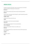 HOSA BOWL QUESTIONS & ANSWERS VERIFIED 100&percnt; CORRECT&excl;&excl;