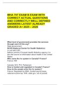 MHA 707 EXAM B EXAM WITH CORRECT ACTUAL QUESTIONS AND CORRECTLY WELL DEFINED ANSWERS LATEST ALREADY GRADED A&plus; 2025 &ndash; 2026