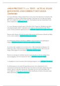 AMLS PRETEST V 1.11 TEST - ACTUAL EXAM QUESTIONS AND CORRECT DETAILED ANSWERS