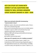 ACG CXA STUDY SET EXAM WITH CORRECT ACTUAL QUESTIONS AND CORRECTLY WELL DEFINED ANSWERS LATEST ALREADY GRADED A&plus; 2025 &ndash; 2026
