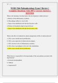 NURS 3366 Pathophysiology Exam 3 Review &vert; Complete Questions with 100&percnt; Correct Answers &vert; 2025&sol;2026