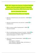 NURS 521&colon; Endocrine System Verified Multiple  Choice and Conceptual Actual Frequently  Tested Exam Questions With Reviewed 100&percnt;  Correct Detailed Answers  Guaranteed Pass&excl;&excl;Current Update