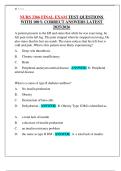 NURS 3366 Final Exam &ndash; Nursing Pathophysiology &lpar;2025&sol;2026&rpar; &vert; Complete Test with Questions and Correct Answers